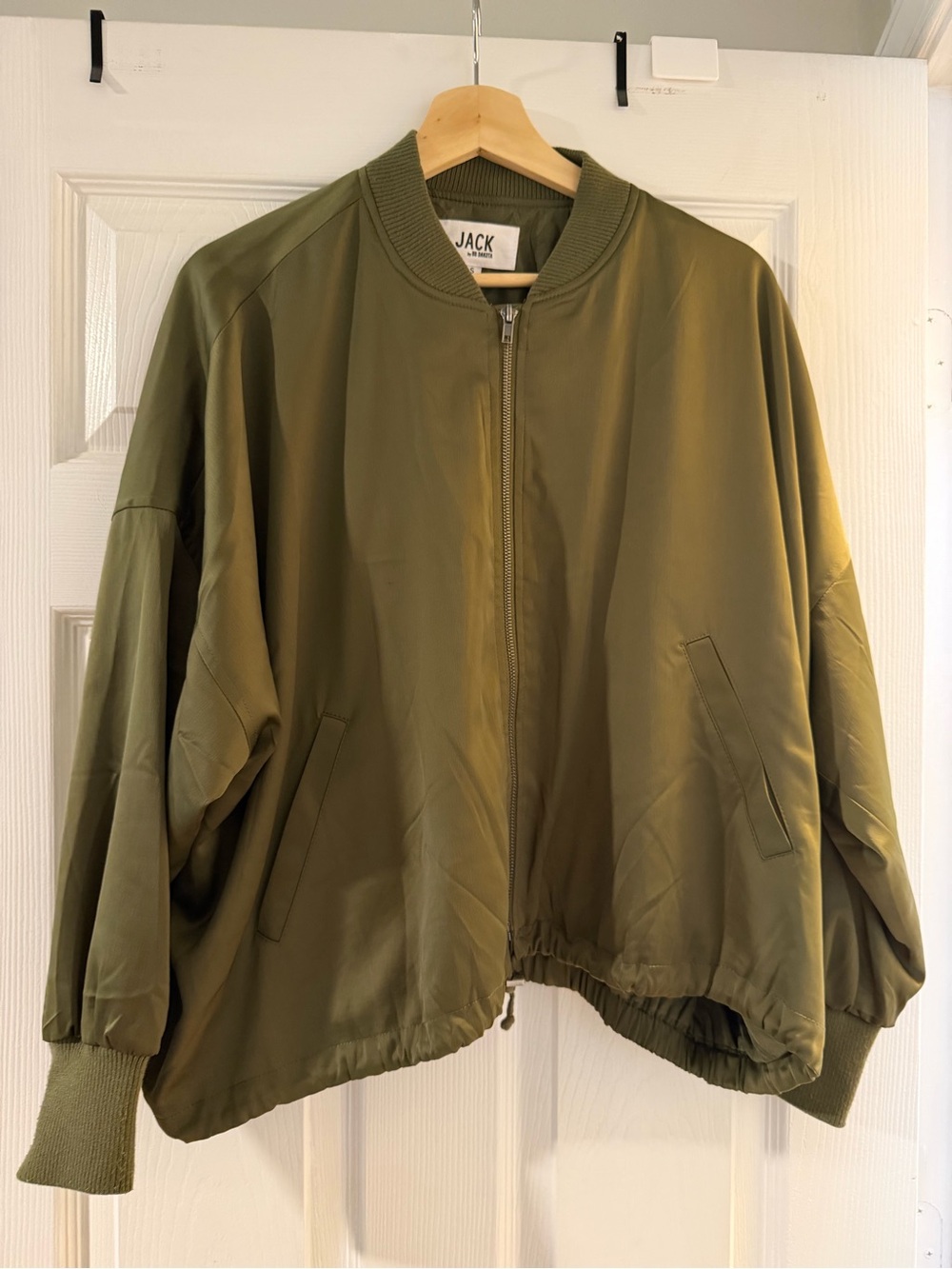 BB Dakota Olive Green Bomber Jacket